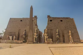 Eingang des Tempels von Luxor